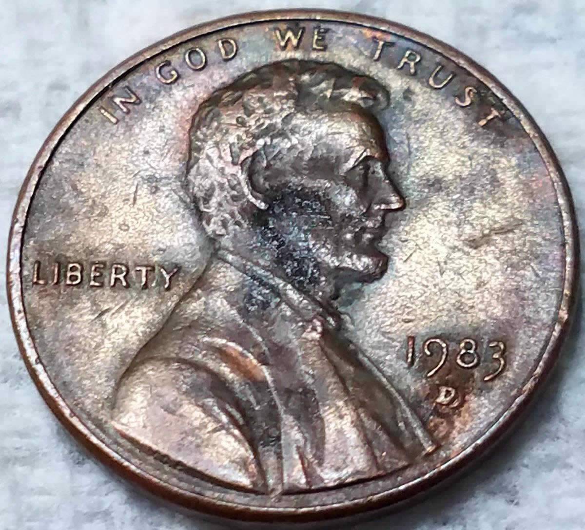 1983-D-Lincoln-Multiple-Re-Punched-Mint-Marks